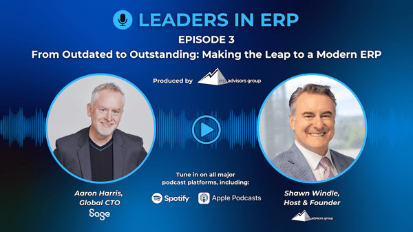Leaders in ERP Social Graphic - Aaron Harris, Sage (Youtube Banner)