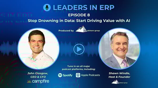 Leaders in ERP Social Graphic - John Glasgow, Campfire (Youtube Banner)