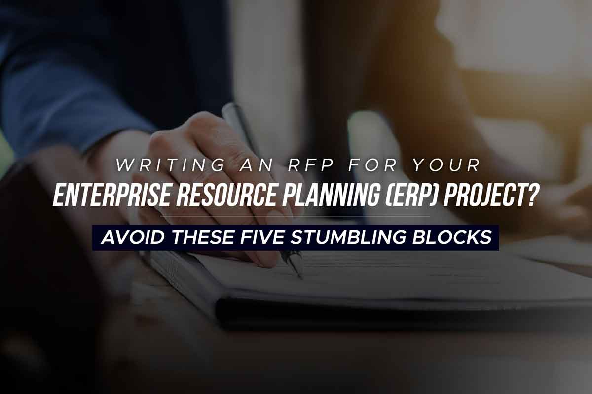 Writing an RFP for ERP