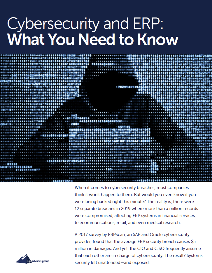 Cybersecurity brochure