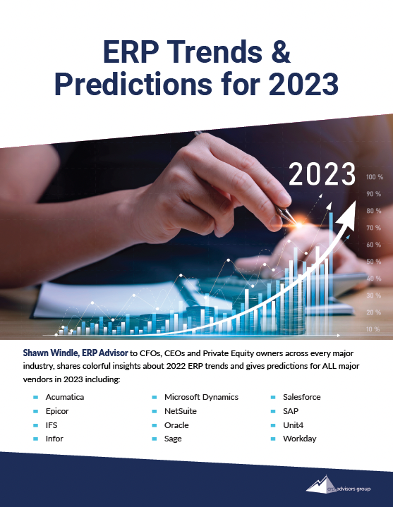 2023 ERP Trends & Predictions Brochure Preview