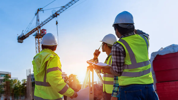 Construction workers on a Construction site | ERP Advisoors Group 